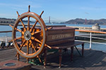 Golden Gate Bridge and a Steering Wheel