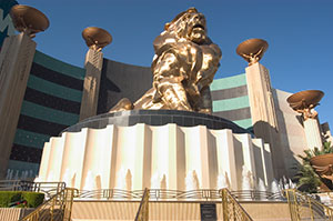 MGM Hotel and Casino in Las Vegas - Lion