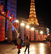 Paris and Ballys at Night