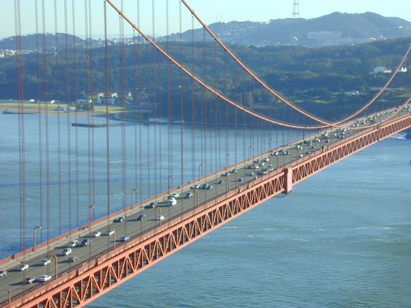 Golden Gate Bridge Central Span