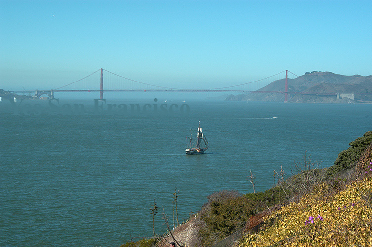 Golden Gate Bridge View from Alcatraz