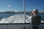 San Francisco view from the Blue and Gold Fleet boat