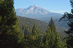 Mount Shasta view from Castle Crags State Park