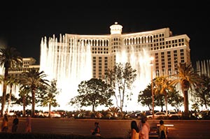 Bellagio Fountain at Night