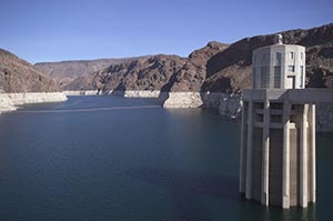 Lake Mead and Hoover Dam Intake Tower
