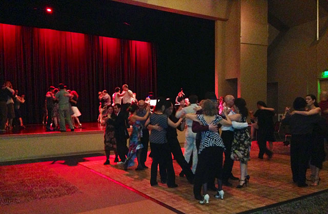 Tango Party at a Palo Alto Theatre