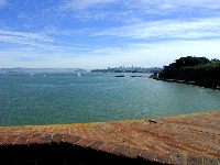 Fort Point. View of Alcatraz
