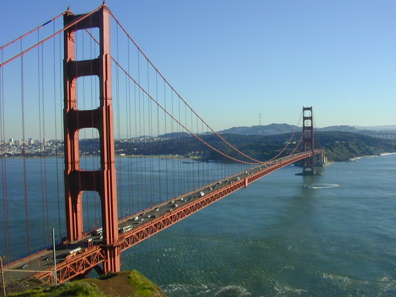 A Golden Gate Bridge View from Battery Spencer